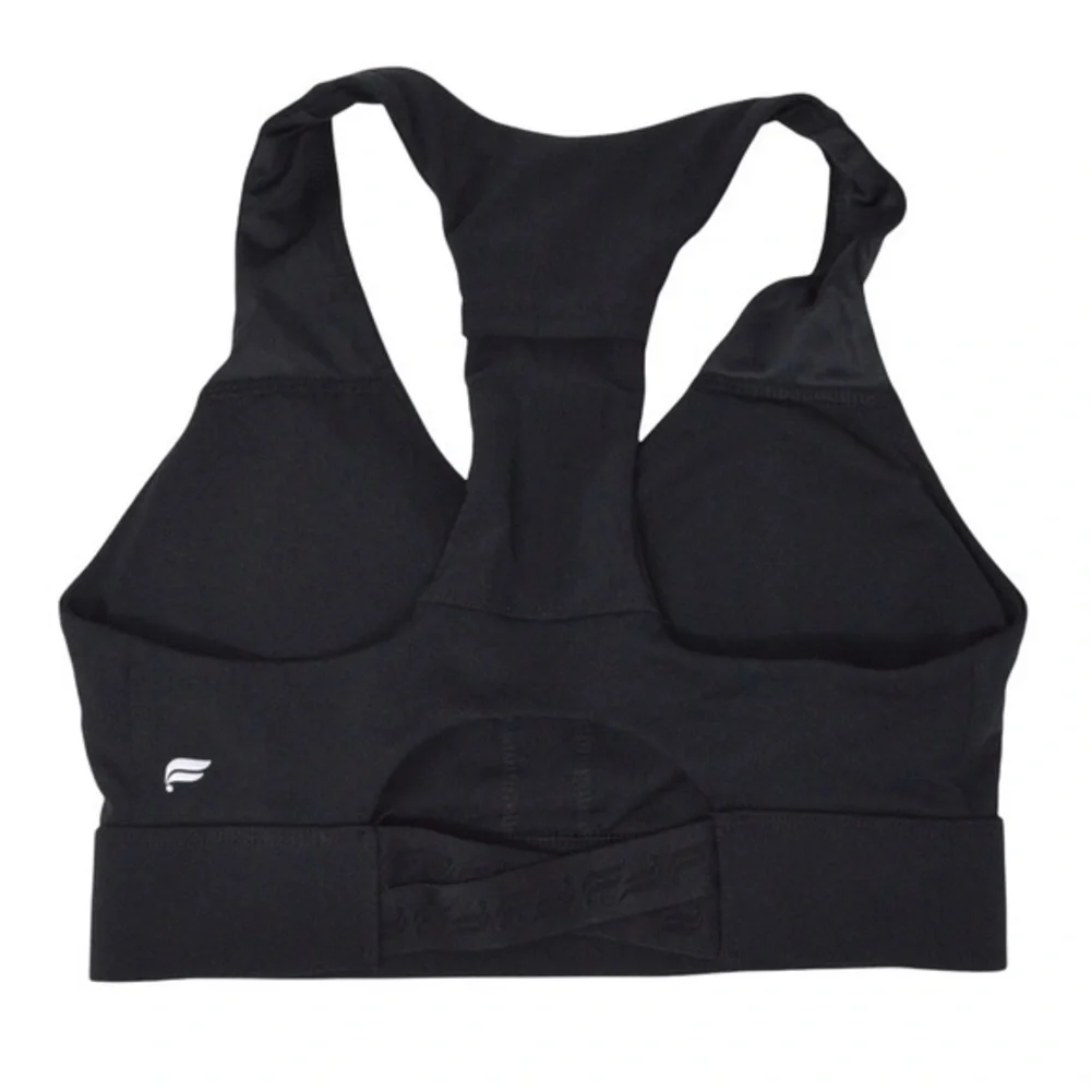 Fabletics Mila Medium Impact Sports Bra, Black,‎ Phone Pocket, Size XS?